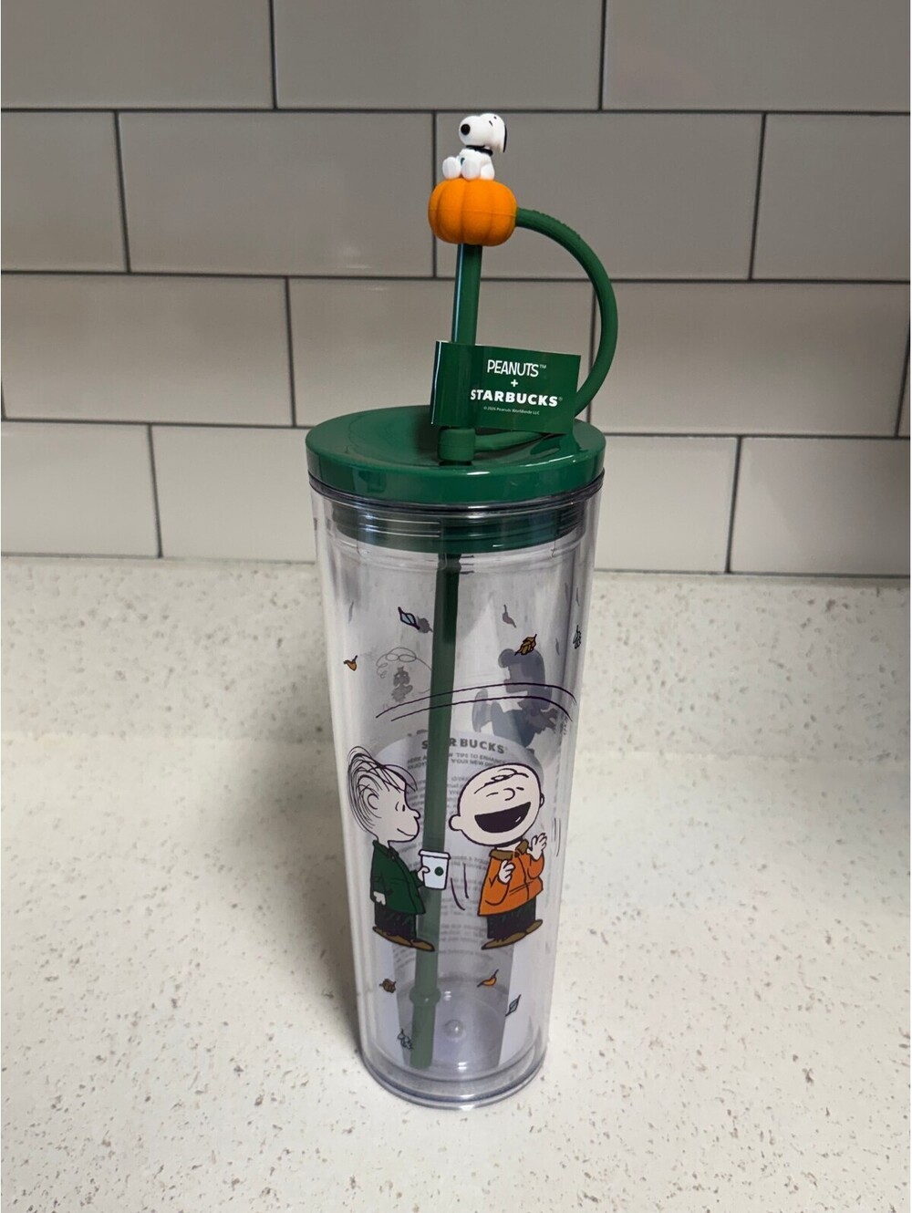 Authentic Starbucks x Peanuts Snoopy 24-ounce Cold Up SHIPS NOW!